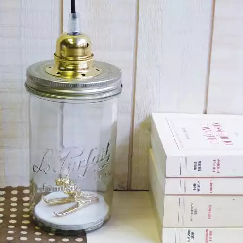 Reversible Lampes à Poser Lampe Bocal Skieurs Fil Noir 2 Reversible Lampes à Poser Lampe Bocal Skieurs Fil Noir – Image 2