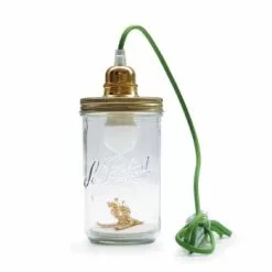 Reversible Lampes à Poser Lampe Bocal Skieurs Fil Noir 10 Reversible Lampes à Poser Lampe Bocal Skieurs Fil Noir -Luminaires Soldes Boutique lampe bocal skieurs fil vert