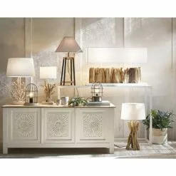 Maisons Du Monde Lampes à Poser Lampe Corail Et Abat-jour Blancs -Luminaires Soldes Boutique lampe corail et abat jour blancs 1000 14 38 178429 4