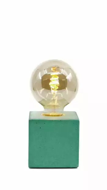 Junny Lampes à Poser Lampe Cube En Béton Rose Pastel Fabrication Artisanale 3 Junny Lampes à Poser Lampe Cube En Béton Rose Pastel Fabrication Artisanale – Image 3