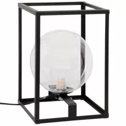 Maisons Du Monde Lampes à Poser Lampe Cubique En Métal Noir