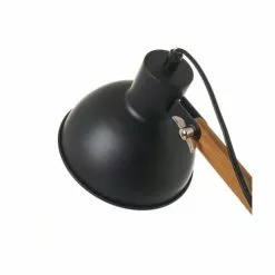 Wadiga Lampes à Poser Lampe De Bureau Articulée Métal Noir Et Bambou H40,5cm -Luminaires Soldes Boutique lampe de bureau articulee metal noir et bambou h40 5cm 3