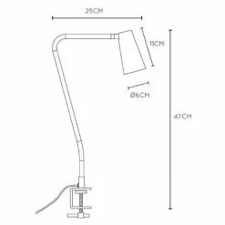 Lucide Lampes à Poser Lampe De Bureau En Métal Bleu -Luminaires Soldes Boutique lampe de bureau en metal bleu 2