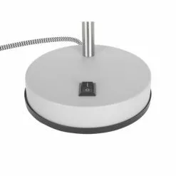 Leitmotiv Lampes à Poser Lampe De Bureau En Métal New Study Blanc -Luminaires Soldes Boutique lampe de bureau en metal new study blanc 3