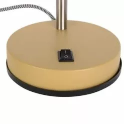 Leitmotiv Lampes à Poser Lampe De Bureau En Métal New Study Jaune Moutarde -Luminaires Soldes Boutique lampe de bureau en metal new study jaune moutarde 4