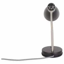 Leitmotiv Lampes à Poser Lampe De Bureau En Métal New Study Noir -Luminaires Soldes Boutique lampe de bureau en metal new study noir 3