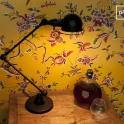 PIB Lampes à Poser Lampe De Bureau En Métal Noir -Luminaires Soldes Boutique lampe de bureau en metal noir 3