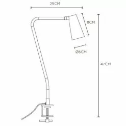 Lucide Lampes à Poser Lampe De Bureau En Métal Rose -Luminaires Soldes Boutique lampe de bureau en metal rose 2