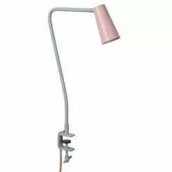 Lucide Lampes à Poser Lampe De Bureau En Métal Rose -Luminaires Soldes Boutique lampe de bureau en metal rose 3