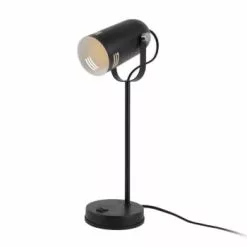 Present Time Lampes à Poser Lampe De Bureau Blanche H42cm -Luminaires Soldes Boutique lampe de bureau husk noir