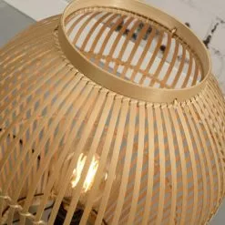 Good & Mojo Lampes à Poser Lampe De Sol Bambou H50cm -Luminaires Soldes Boutique lampe de sol bambou h50cm 4