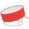 Keria Lampes à Poser Lampe De Sol En Fabric Rouge