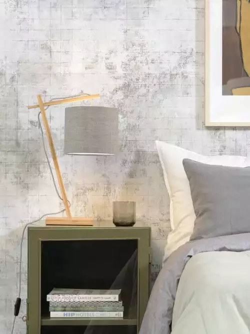 Good & Mojo Lampes à Poser Lampe De Table Bambou/lin H46cm 2 Good & Mojo Lampes à Poser Lampe De Table Bambou/lin H46cm – Image 2