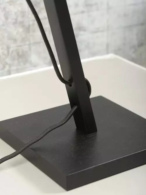 Good & Mojo Lampes à Poser Lampe De Table Bambou Noir/lin H46cm 6 Good & Mojo Lampes à Poser Lampe De Table Bambou Noir/lin H46cm – Image 6