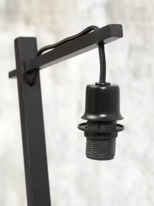 Good & Mojo Lampes à Poser Lampe De Table Bambou Noir/lin H46cm 3 Good & Mojo Lampes à Poser Lampe De Table Bambou Noir/lin H46cm – Image 3