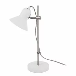 Present Time Lampes à Poser Lampe De Table Blanche H43cm -Luminaires Soldes Boutique lampe de table blanche h43cm 2