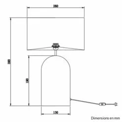 Keria Lampes à Poser Lampe De Table En Canage Naturel -Luminaires Soldes Boutique lampe de table en canage naturel 3