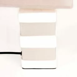 Keria Lampes à Poser Lampe De Table En Ceramic Blanc -Luminaires Soldes Boutique lampe de table en ceramic blanc 5