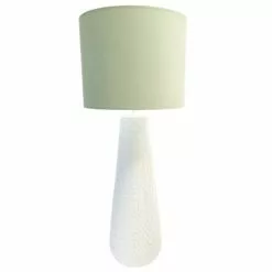 Keria Lampes Ă Poser Lampe De Table En Ceramic Blanc