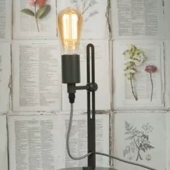 It's About Romi Lampes à Poser Lampe De Table En Fer Vert H40cm -Luminaires Soldes Boutique lampe de table en fer vert h40cm 2