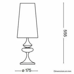 Keria Lampes à Poser Lampe De Table En Métal Argente -Luminaires Soldes Boutique lampe de table en metal argente 2