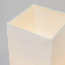 QAZQA Lampes à Poser Lampe De Table En Métal Blanc -Luminaires Soldes Boutique lampe de table en metal blanc 11