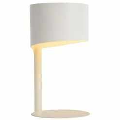 Lucide Lampes à Poser Lampe De Table En Métal Blanc