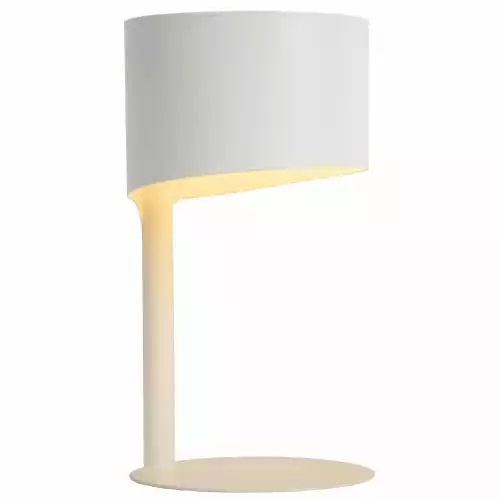 Lucide Lampes à Poser Lampe De Table En Métal Blanc 1 Lucide Lampes à Poser Lampe De Table En Métal Blanc