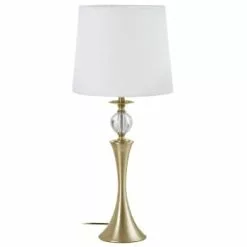 Ixia Lampes à Poser Lampe De Table En Métal Doré -Luminaires Soldes Boutique lampe de table en metal dore 6