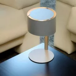 Lucide Lampes à Poser Lampe De Table En Métal Gris 11 Lucide Lampes à Poser Lampe De Table En Métal Gris -Luminaires Soldes Boutique lampe de table en metal gris 5