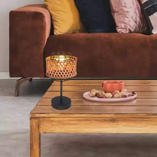 Globo Lampes à Poser Lampe De Table En Métal Naturel 2 Globo Lampes à Poser Lampe De Table En Métal Naturel – Image 2