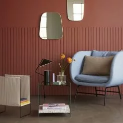 Hubsch Lampes à Poser Lampe De Table En Métal Noir -Luminaires Soldes Boutique lampe de table en metal noir 15