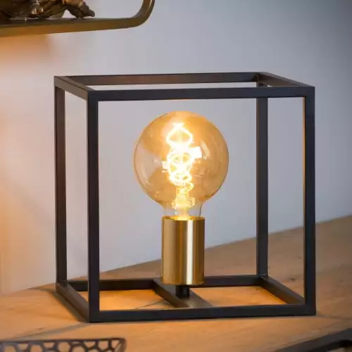 Lucide Lampes à Poser Lampe De Table En Métal Noir 2 Lucide Lampes à Poser Lampe De Table En Métal Noir – Image 2