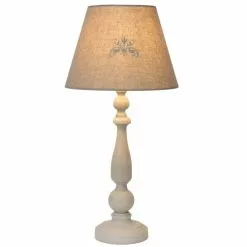 Lucide Lampes à Poser Lampe De Table En Métal Taupe