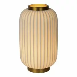 Lampea Lampes Ă Poser Lampe De Table En Porcelaine Blanc 33,7 Cm