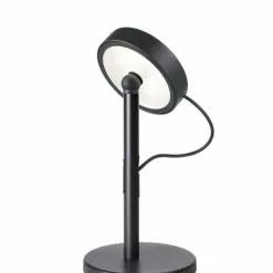 Belux Lampes à Poser Lampe De Table Faisceau Réglable Noire -Luminaires Soldes Boutique lampe de table faisceau reglable noire 2