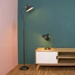 Present Time Lampes à Poser Lampe De Table Hood Métal Noir -Luminaires Soldes Boutique lampe de table hood metal noir 2