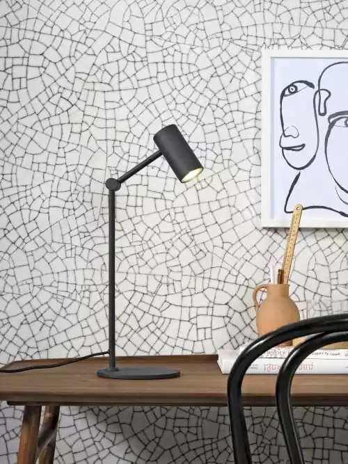 It's About Romi Lampes à Poser Lampe De Table Inclinable Noire H40cm 2 It's About Romi Lampes à Poser Lampe De Table Inclinable Noire H40cm – Image 2