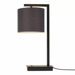It's About Romi Lampes Ă Poser Lampe De Table Noire Et Abat-jour H44cm