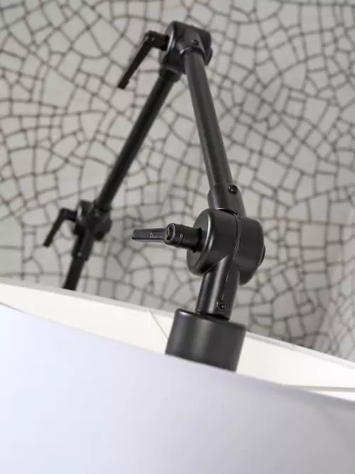 It's About Romi Lampes à Poser Lampe De Table Noire Flexible Et Abat-jour Blanc H100cm 6 It's About Romi Lampes à Poser Lampe De Table Noire Flexible Et Abat-jour Blanc H100cm – Image 6