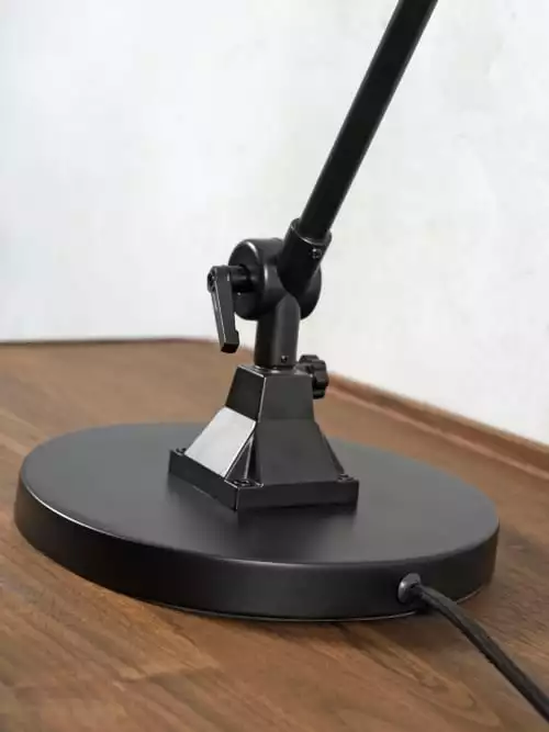 It's About Romi Lampes à Poser Lampe De Table Noire Flexible Et Abat-jour Gris Foncé H100cm 4 It's About Romi Lampes à Poser Lampe De Table Noire Flexible Et Abat-jour Gris Foncé H100cm – Image 4