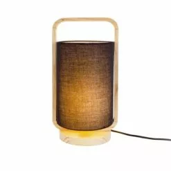 Present Time Lampes à Poser Lampe De Table Snap Wood Pin Noir -Luminaires Soldes Boutique lampe de table snap wood pin noir 4