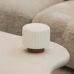 Atelier Pierre Lampes à Poser Lampe Dentelles 15cm Plastique Terracotta -Luminaires Soldes Boutique lampe dentelles 15cm plastique terracotta 4