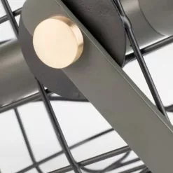 BOITE A DESIGN Lampes à Poser Lampe Design En Métal Gris -Luminaires Soldes Boutique lampe design en metal gris 4