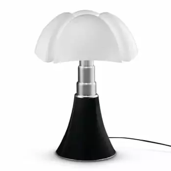 Martinelli Luce Lampes à Poser Lampe Ampoules LED Pied Télescopique Noir H66-86cm 5 Martinelli Luce Lampes à Poser Lampe Ampoules LED Pied Télescopique Noir H66-86cm – Image 5