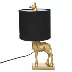 Decoratie Lampes à Poser Lampe Droite Girafe Doré H42