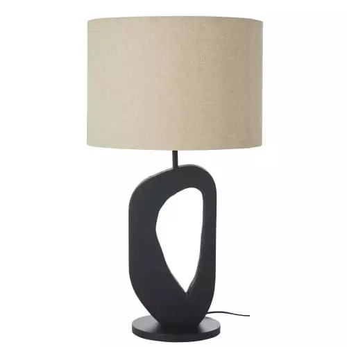 Maisons Du Monde Lampes à Poser Lampe En Acacia Noir Et Abat-jour En Lin Beige 1 Maisons Du Monde Lampes à Poser Lampe En Acacia Noir Et Abat-jour En Lin Beige
