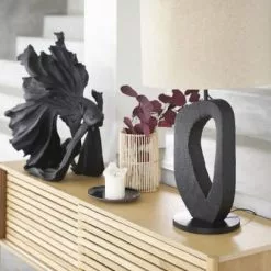 Maisons Du Monde Lampes à Poser Lampe En Acacia Noir Et Abat-jour En Lin Beige 7 Maisons Du Monde Lampes à Poser Lampe En Acacia Noir Et Abat-jour En Lin Beige -Luminaires Soldes Boutique lampe en acacia noir et abat jour en lin beige 1000 5 3 213695 3