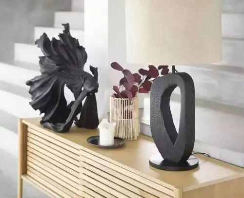 Maisons Du Monde Lampes à Poser Lampe En Acacia Noir Et Abat-jour En Lin Beige 4 Maisons Du Monde Lampes à Poser Lampe En Acacia Noir Et Abat-jour En Lin Beige – Image 4