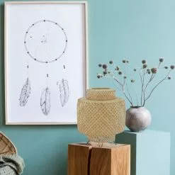 Lussiol Lighting Lampes à Poser Lampe En Bambou Naturel H.38 Cm -Luminaires Soldes Boutique lampe en bambou naturel h 38 cm 2